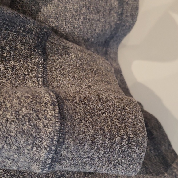 Roots Men's Top 3/4 Button down Size Large Blue Speckled - Picture 5 of 8